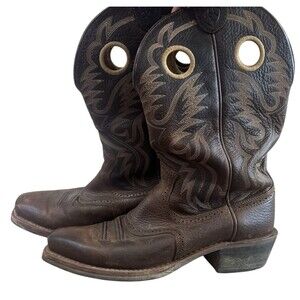 Ariat Heritage Roughstock 34824 Brown Leather Cowboy Western Boots Men's 11EE